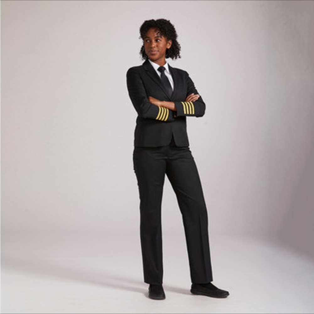 A Cut Above Women's Pants - Goshawk Poly Viscose - Black - Size 04